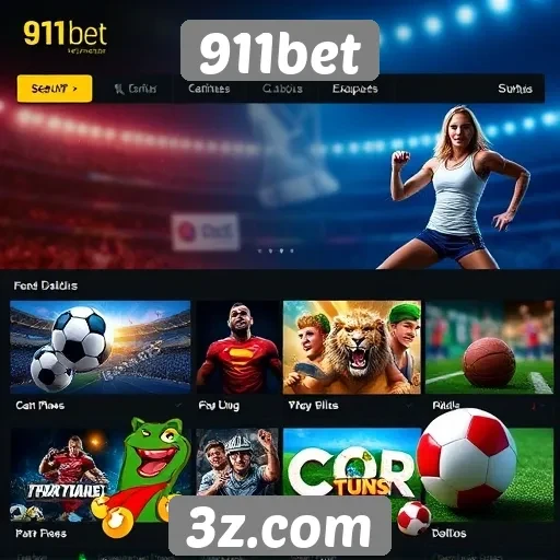 Variedade de jogos disponíveis no 911bet
